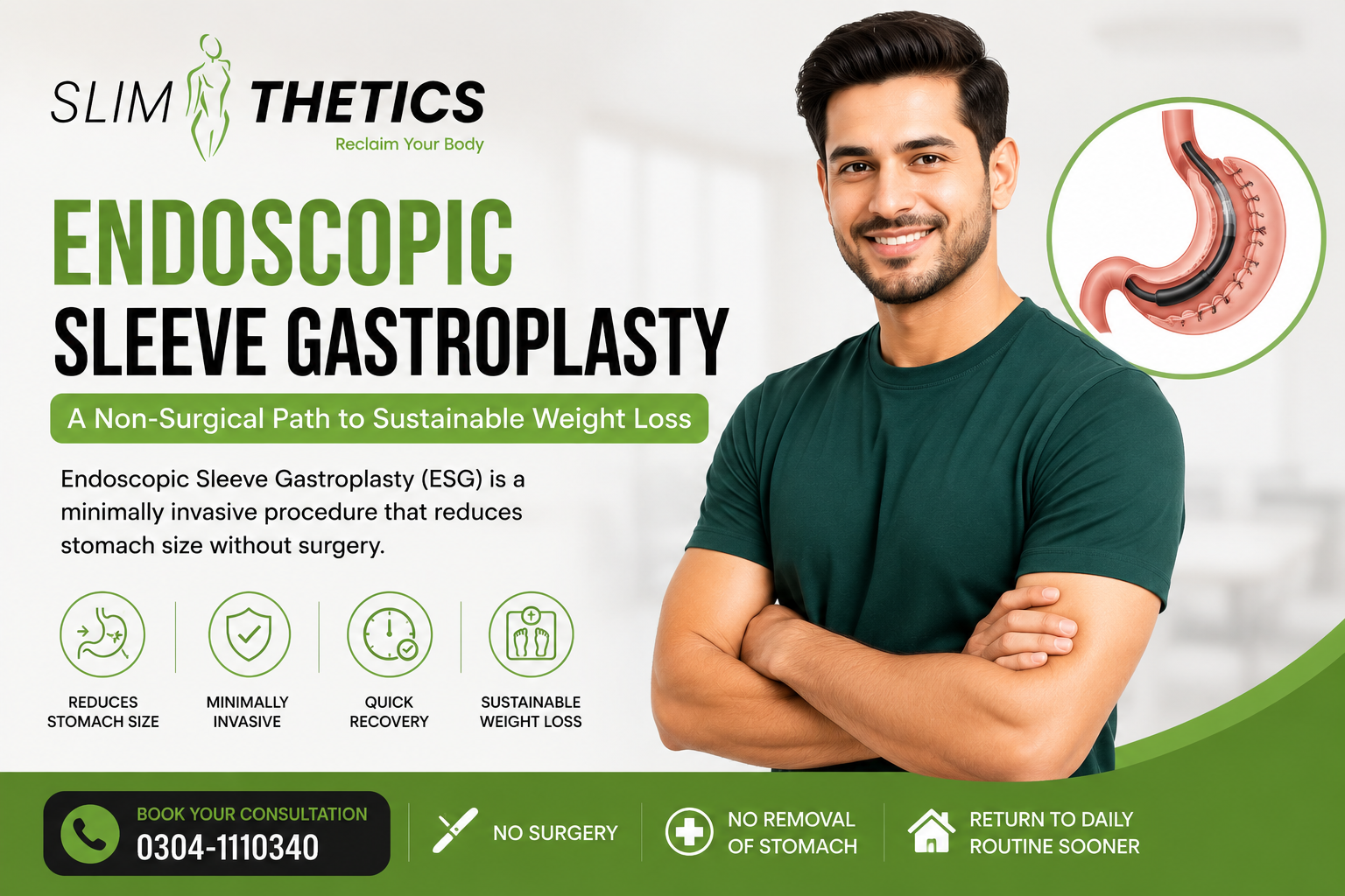 Endoscopic Sleeve Gastroplasty in Islamabad
