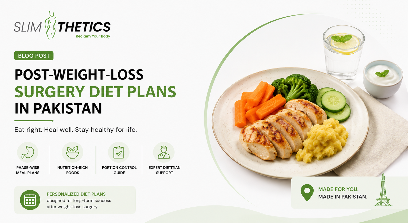 Post-weight-loss surgery diet plans in Pakistan