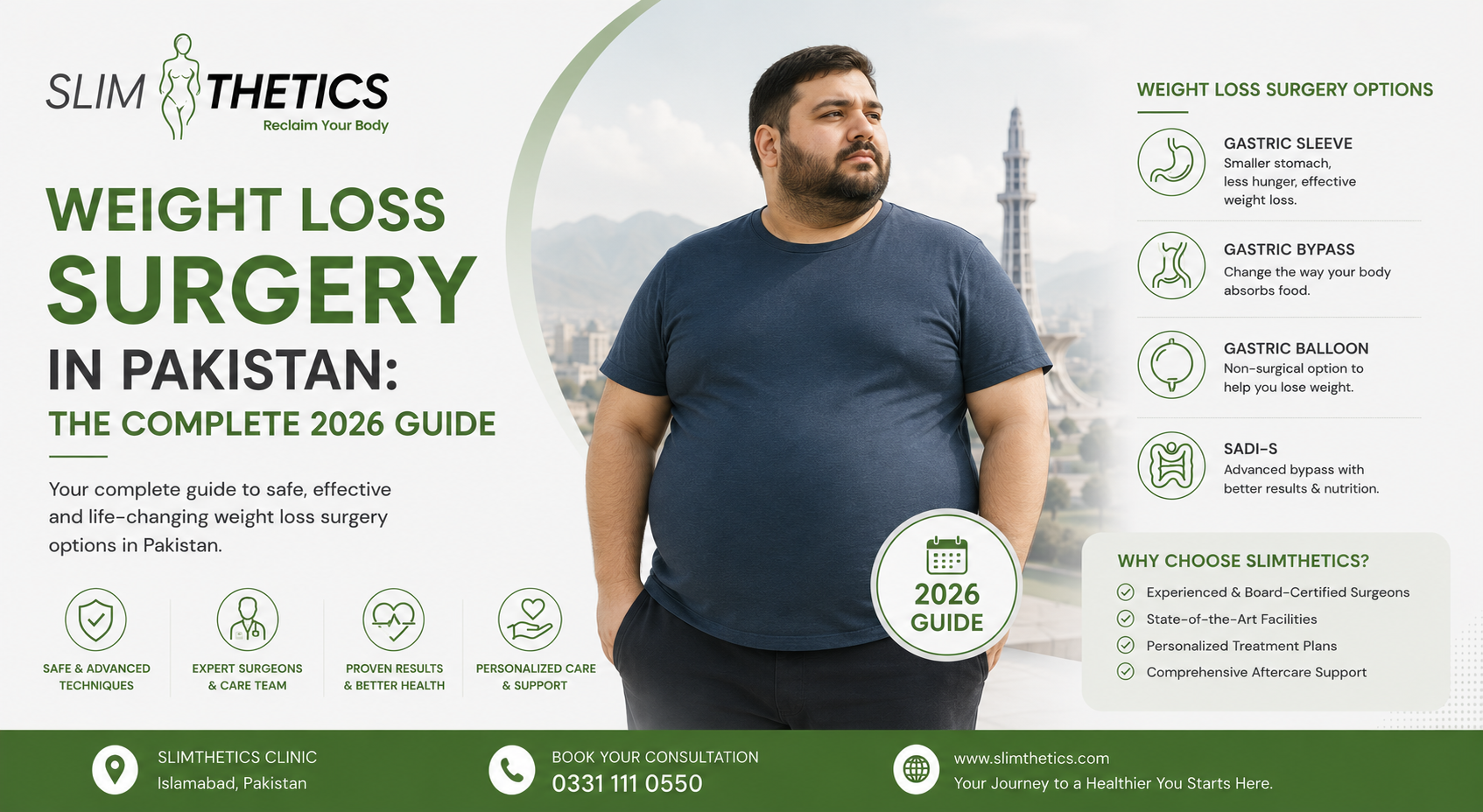 Weight Loss Surgery in Pakistan: The Complete 2026 Guide